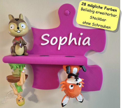 Tonie Glitzer Namensschild