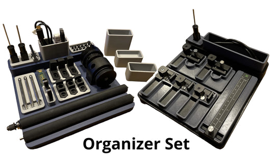 xTool F1 RA2 Pro Zubehör Organizer with tools and storage compartments for efficient workspace organization