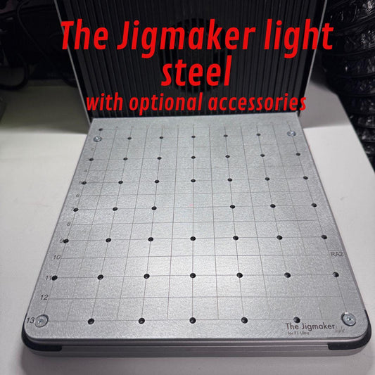 xTool F1 Ultra Jigmaker STEEL LIGHT precision jig platform with optional accessories for enhanced engraving projects.