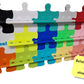 Tonie Puzzle-Erweiterung für 3 Figuren – Flexible Wandregal Ergänzung in 15 Farben, erweiterbares Stecksystem ohne Schrauben.