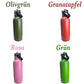 Personalized thermos flask, stainless steel flask, laser engraving with desired name and motif, drinking bottle, 500ml various colors