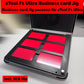 xTool F1 Ultra Business Card Jig for convenient engraving of six business cards at once.