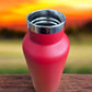 Personalized thermos flask, stainless steel flask, laser engraving with desired name and motif, drinking bottle, 500ml various colors