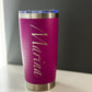 Personalisierter Thermobecher 590ml – Edelstahl mit Wunschname & Lasergravur