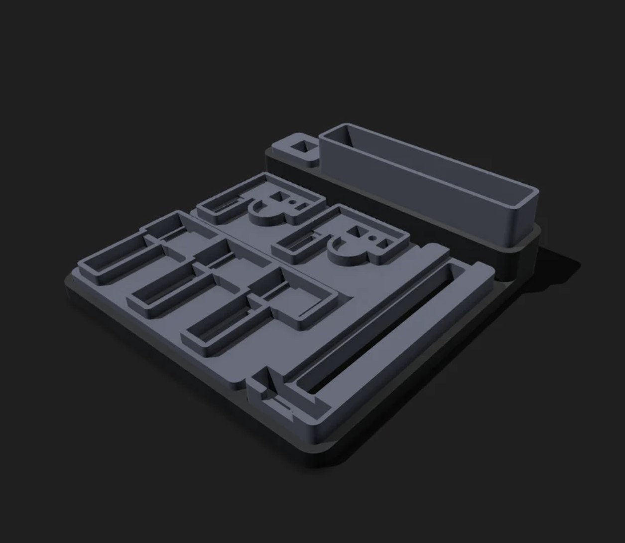 extensions aufbewahrung Xtool F1 Slide Extension Organizer – Ordnung für Zubehör – Benks Kreativshop