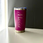 Personalisierter Thermobecher 590ml – Edelstahl mit Wunschname & Lasergravur