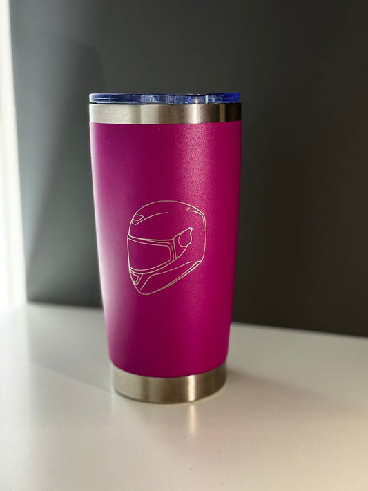 Personalisierter Thermobecher 590ml – Edelstahl mit Wunschname & Lasergravur