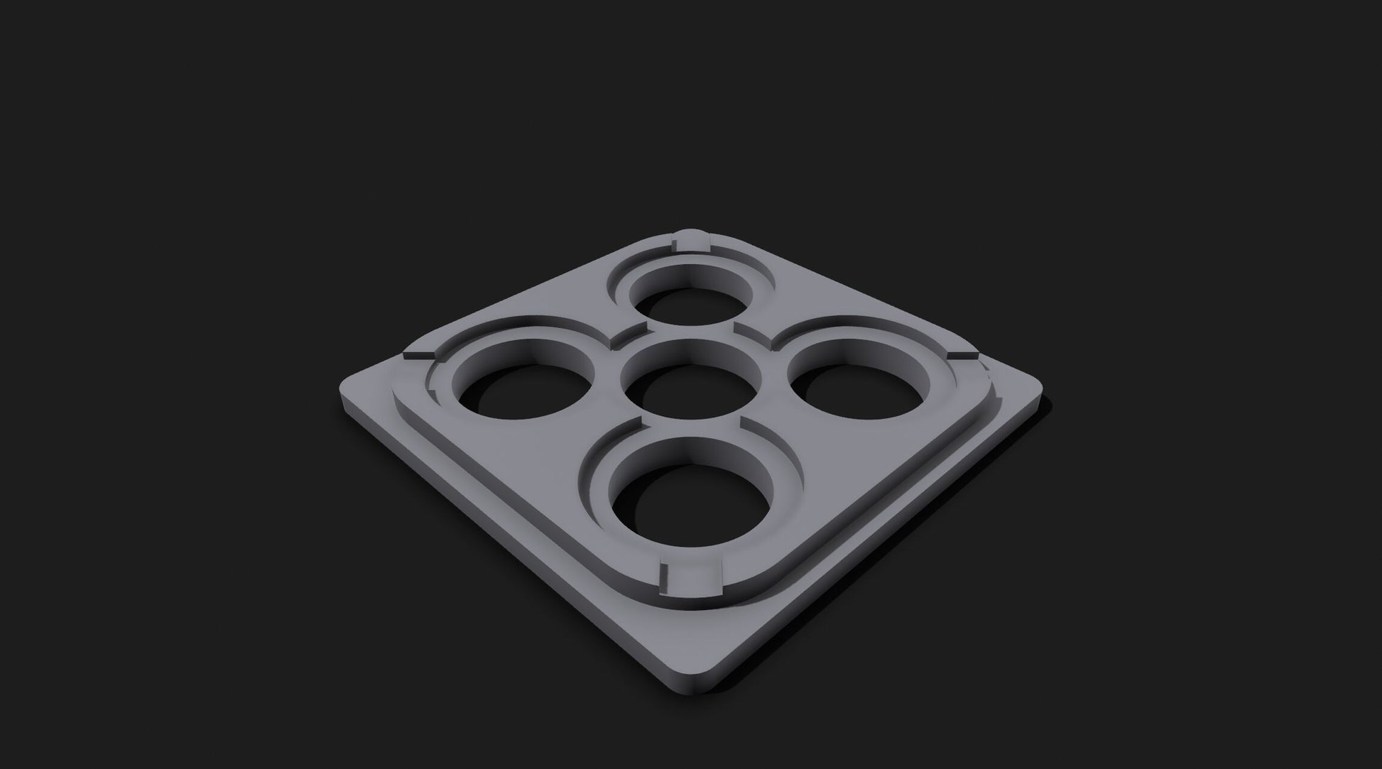 xTool F1 Jigs Set – Basisplatte für Lasergravur mit vier Linsenhaltern