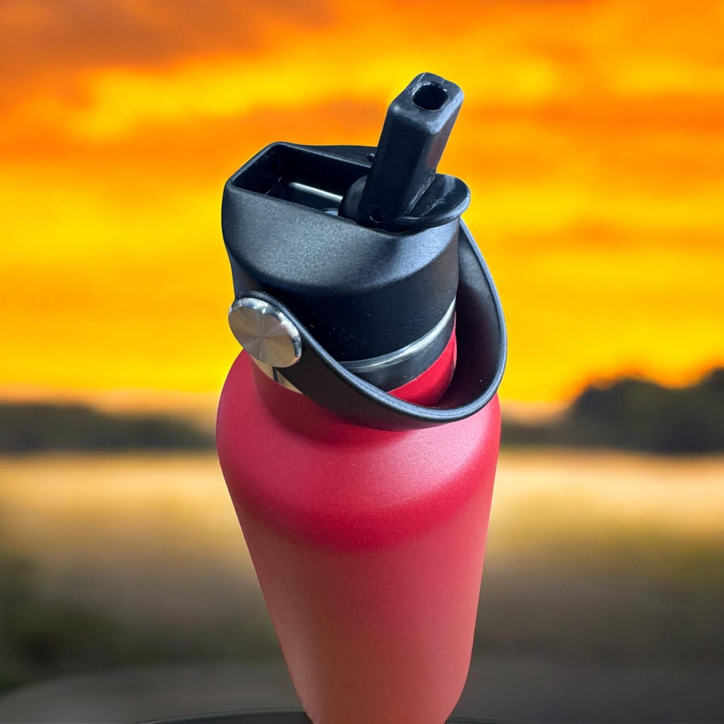 Personalized thermos flask, stainless steel flask, laser engraving with desired name and motif, drinking bottle, 500ml various colors