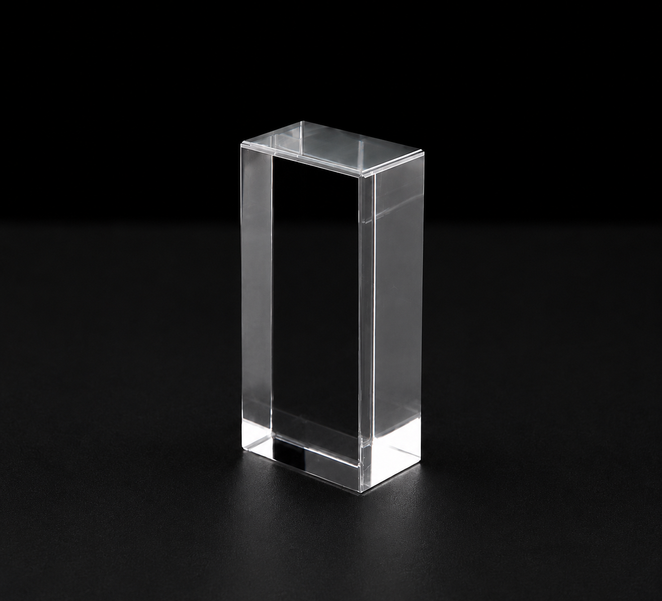 K9 Kristallblock 70x30x100mm – klarer Glasblock für Gravuren, optimal für beeindruckende Lichtreflexionen