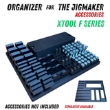 Organizer für The Jigmaker Zubehör für die Xtool F Serie, ideal für Ordnung und schnellen Zugriff.