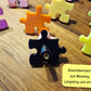 Kindergarderobe Puzzle – Erweiterbare Garderobenhaken und Griffe mit hochwertigen Messing-Gewindeeinsätzen.