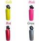Personalized thermos flask, stainless steel flask, laser engraving with desired name and motif, drinking bottle, 500ml various colors