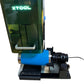 xTool F1 RA2 Alignment Tool in use with blue attachment for precise alignment of RA2 accessories.