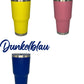 Personalisierter Thermobecher 900ml – Edelstahlbecher mit Wunschname & Lasergravur
