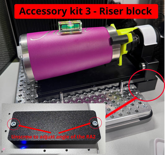 Accessory kit 3 for Jigmaker for Xtool F1 Ultra , Riser Block, Jigs for Xtool F1 Ultra