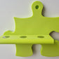Tonie Puzzle-Erweiterung für 3 Figuren – Flexible Wandregal Ergänzung in 15 Farben, gelb-grünes Puzzle-Design.