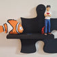 Tonie Puzzle-Erweiterung für 3 Figuren – Flexible Wandregal Ergänzung in 15 Farben mit Fisch und Figur